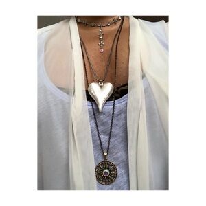 Gold Sun Pendant Necklace